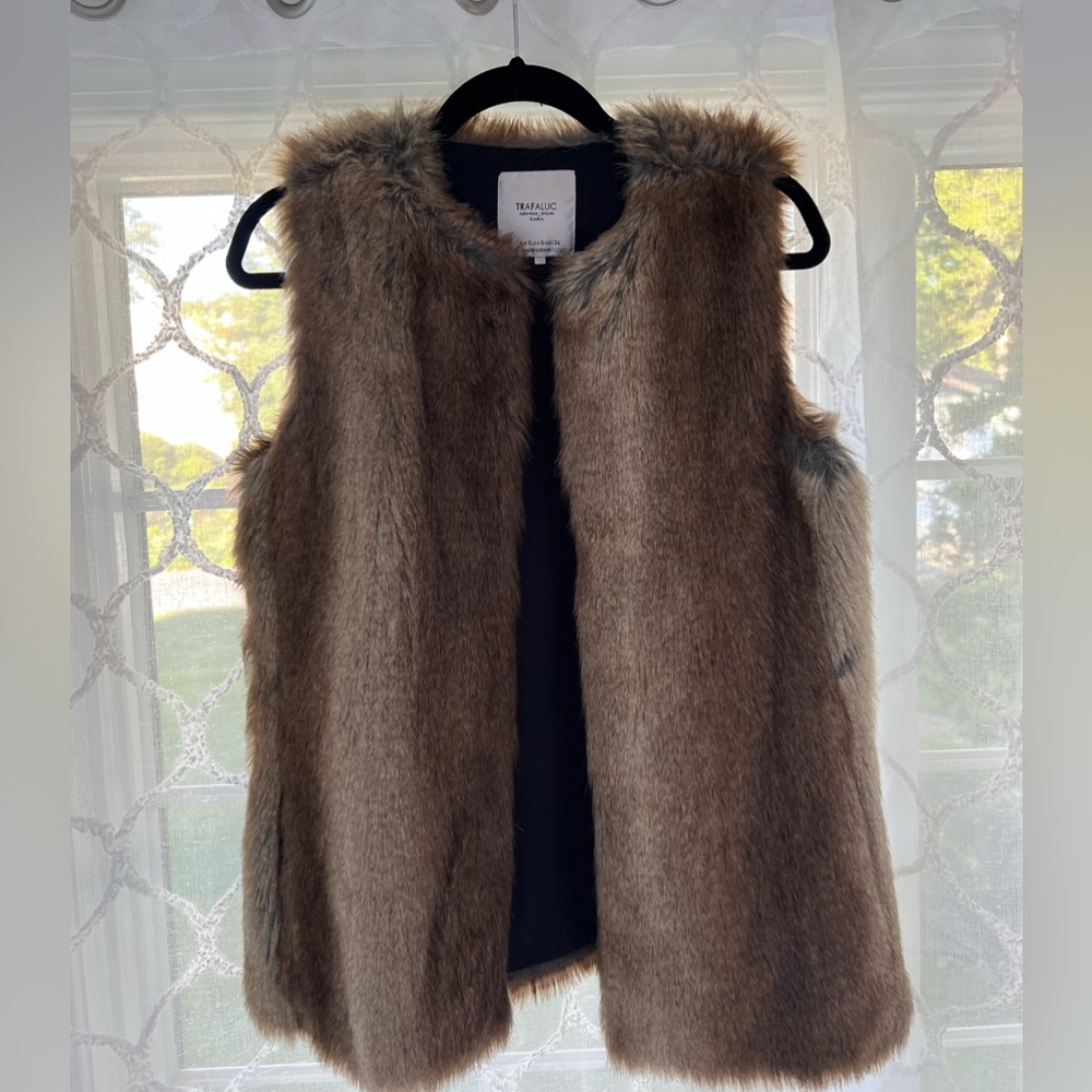 Zara Faux Fur Vest